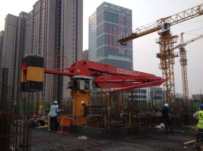 Stable concrete placing Boom  Easy To Disassemble And Install ISO9001 Certification