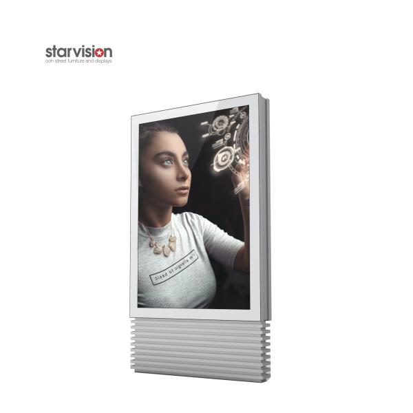 3000 nits Outdoor Digital Totem With Laminated Glass AR Coating