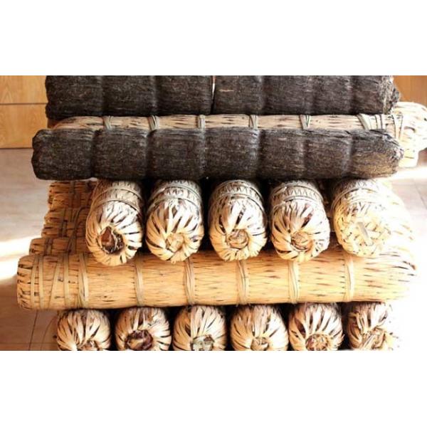 Personal Drinking Anhua Big Leaf Tea , Chinese Weight Loss Tea  Long Shelf Life