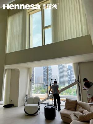 Customizable Fiberglass Retractable Screen Window With Plastic Handle