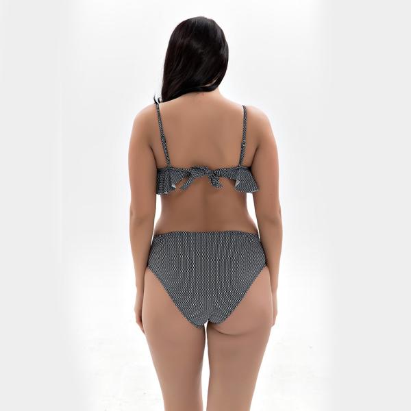 Plus Size Two piece Swimsuit colorful Swimsuit Women Push up 1930