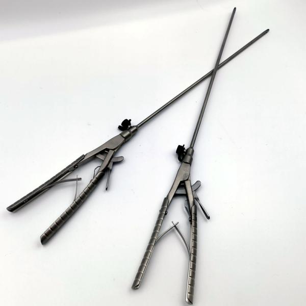 Detentores de agulhas laparoscópicas metálicas de 5 mm e 10 mm para procedimentos minimamente invasivos