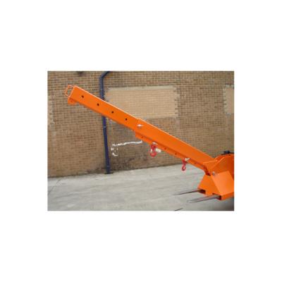 A forquilha de 5 toneladas 5000KGS montou a superfície de Jib Forklift Attachment Powder Coating