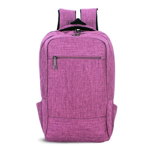 Environmental Polyester Laptop Bag Backpack With Laptop Sleeve 28*43*12 Cm