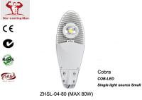 Dispositivos elétricos de iluminação IP66 resistente à corrosão da estrada do diodo emissor de luz da carcaça de dado 80W do alumínio da ESPIGA da eficiência elevada 130lm/w únicos