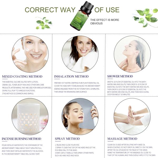 30ml Body Essential Oils Perfume FDA Camphor Essential Oil Aromatherapy