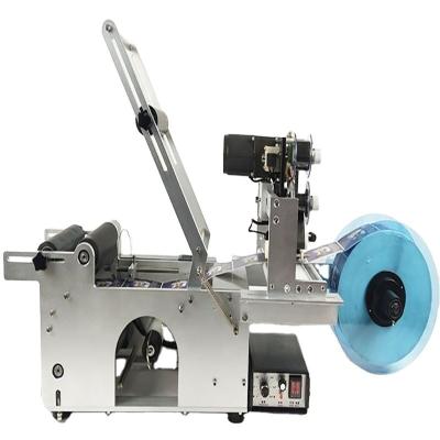 DUOQI MT-50 Máquina de rotulagem manual para garrafas redondas de vários tamanhos