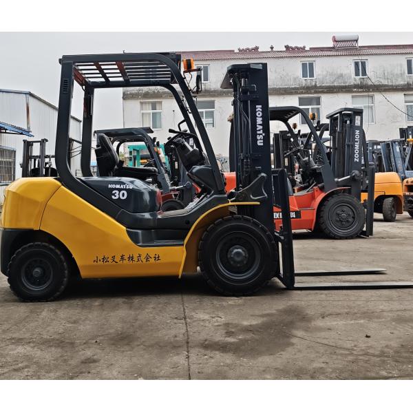 3 Ton Second Hand Diesel Forklift Komatsu FD30 With Seat Operator Weight