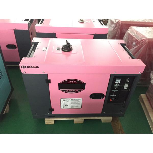 10A Small Portable Electric Generator 5kw 6kw Genset With Wheels