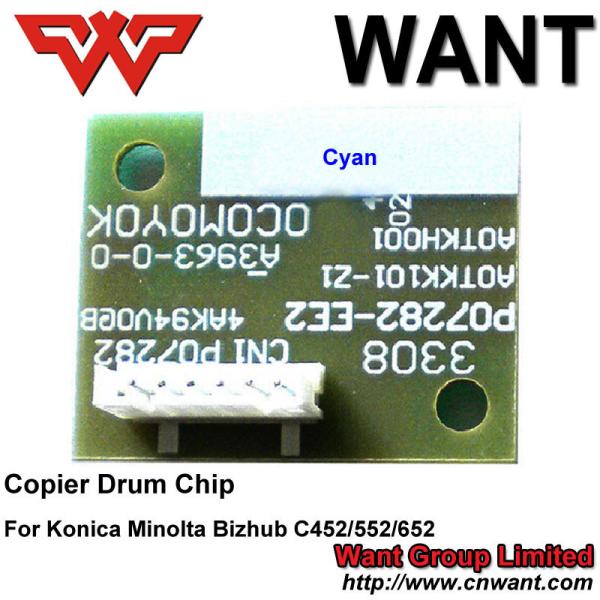 Copier drum chip C452 C552 C652 drum chip use For Konica Minolta Bizhub cartridge BK C M Y 4PCS