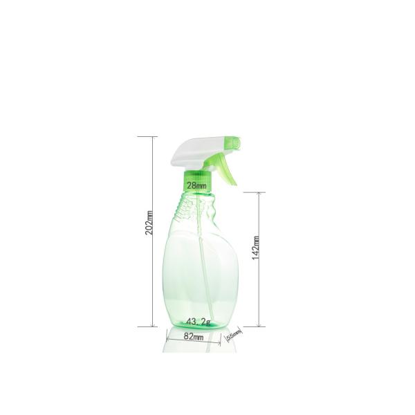 Ясные зеленые бутылки брызг пуска 330Ml пластиковые пустые