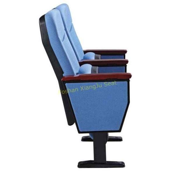 High Back PU Foam Foldable Auditorium Stadium Chairs With Plywood Back