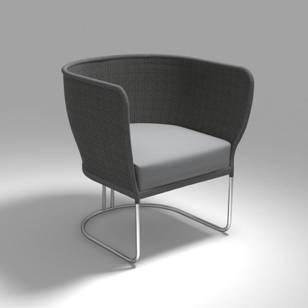 Powder Coated Rattan Garden Corner Sofa