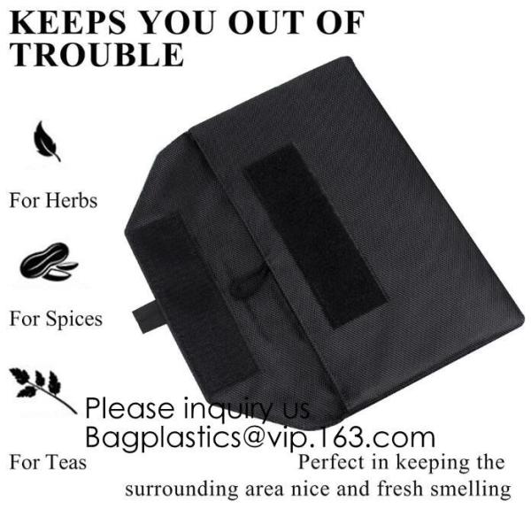 Laser PVC Carbon Lined Small Pocket Smell Proof Bag 11x7 - Store all your Smelly smoking accessories with combo lock,