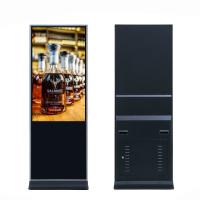 VETO 43 49 55 pulgadas pantalla LCD de pie en el piso señalización digital 4K capacitiva pantalla táctil de publicidad interior
