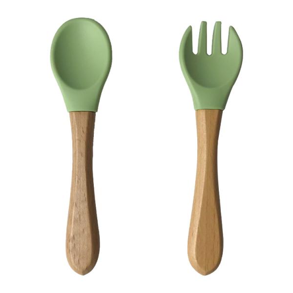 Dinosaur Shape Silicone Eating Utensils Set Dishes Customized For Baby Feeding
