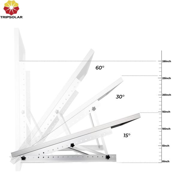 Snow Load 1.5KN/m2 Adjustable Solar Panel Brackets for Solar Module Mounting Frames