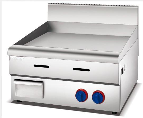 Table Top Electric And Gas Griddle / Hotel Food Service Kitchen Equipment Griddle