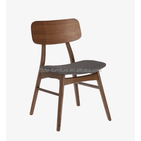 Customize Restaurant Hotel Upholstery Wooden Dining Chair in Sturdy Solid Wood Material and Modern Design