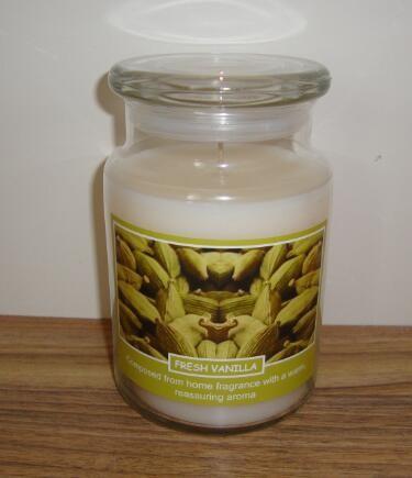 Decor candle 9x11cm popular large scented large glass jar candle with fragrance essential oil