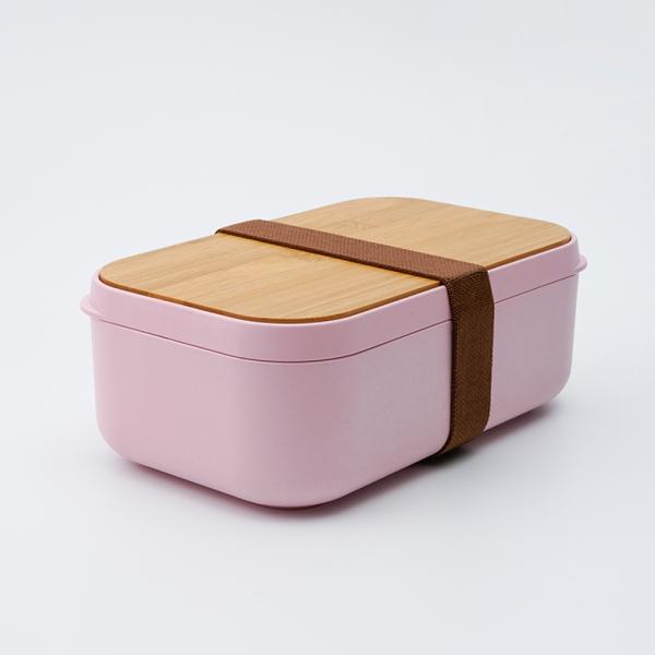 Stocked Market Glitter Gift Bento Box 196.5*124*74mm with Easy Clean Bamboo Fiber Lid