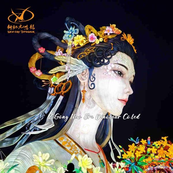 Attractive Character Art Lantern for Photos in Scenic Spot and Light Show