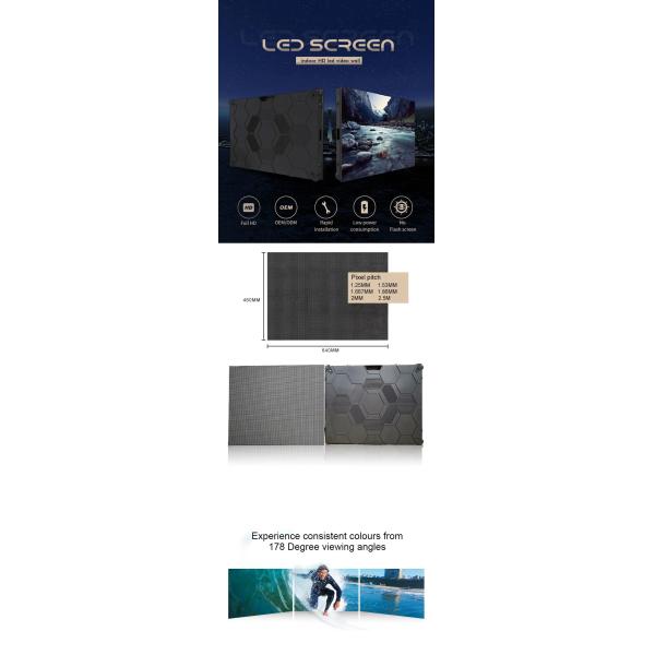 Company Meeting Led Video Wall , 3840HZ Church Display Screens