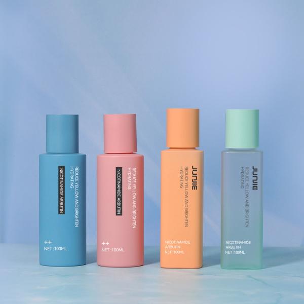 Bouteille en PET congelée cosmétique Bouteilles en plastique vides 100 ml avec bouchon à vis en plastique