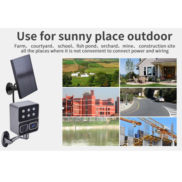 Outdoor PIR Floodlight 4G Wifi Security Camera 1080P HD H.265