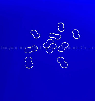 Les plaques de verre claires de disque optique du quartz JGS1 ont fondu le disque de quartz de silice 0,5 millimètres