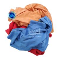 100% Cotton Rags Industrial Cleaning Rags Mixed Fabric Cuttings Wiping Used Rags