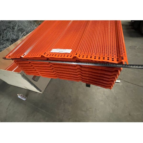 Orange Color RAL2017 Safety Screen Panel for Safety production project