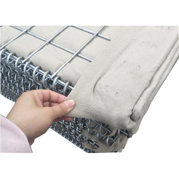 3 mil de malha soldada barreira defensiva buraco quadrado com geotextil de polipropileno não tecido