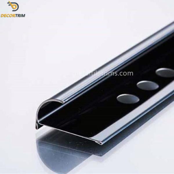 Grade 304 Stainless Steel Tile Edge Trim 10mm X 2.5m Half Round Shape