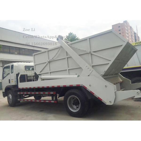Hydraulic Swing Arm Light Small Garbage Truck 4x2 3m3 5m3 Container