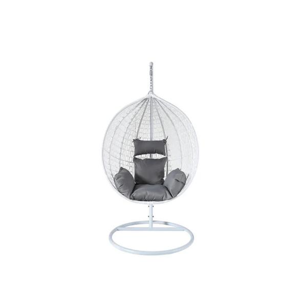 Outdoor Furniture Hanging Chair Garden Swings PE Rattan Egg Chair With Cushion