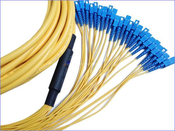 High Density Compact SM 24 Strand LSZH Indoor Ribbon Fiber Optic Cable