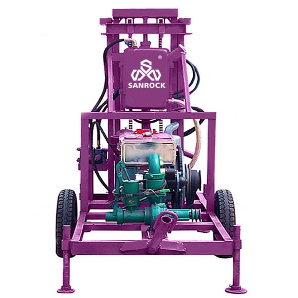 Портативная буровая установка для бурения скважин для воды Гидравлическое оборудование для бурения скважин для малой воды