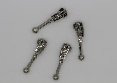 Custom Decorative Luggage Beaded Metal Zipper Pulls Repair Parts Zinc - Alloy