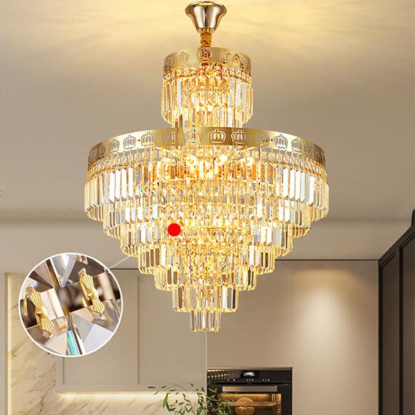 Decoração moderna do casamento de Crystal Pendant Light Living Room da forma