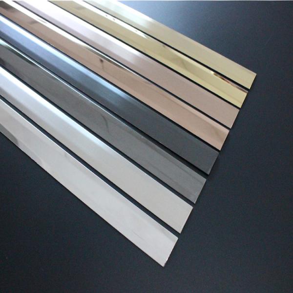 hairline nickel silver colored stainless steel trim metal trim