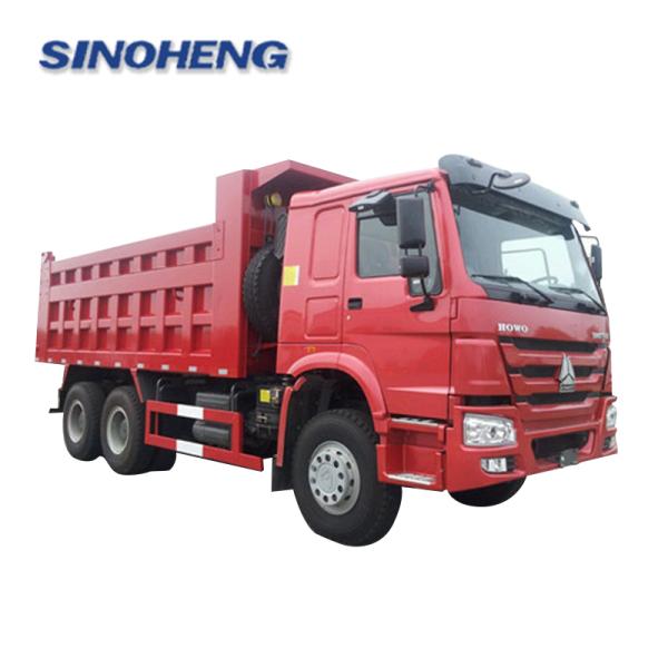 5.3-6.2M Cargo Tank Length Chinese Second Hand Sinotruk Howo 6x4 371hp Dump Trucks