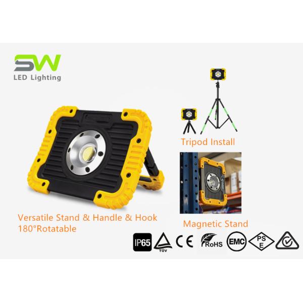 10W COB LED Magnetic Pocket Work Light with Battery Indicator , Power Bank