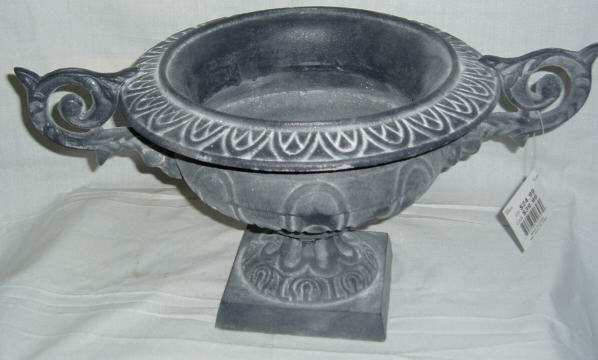 Rust - Proof Cast Iron Outdoor Planters Flowerpot Religious Style