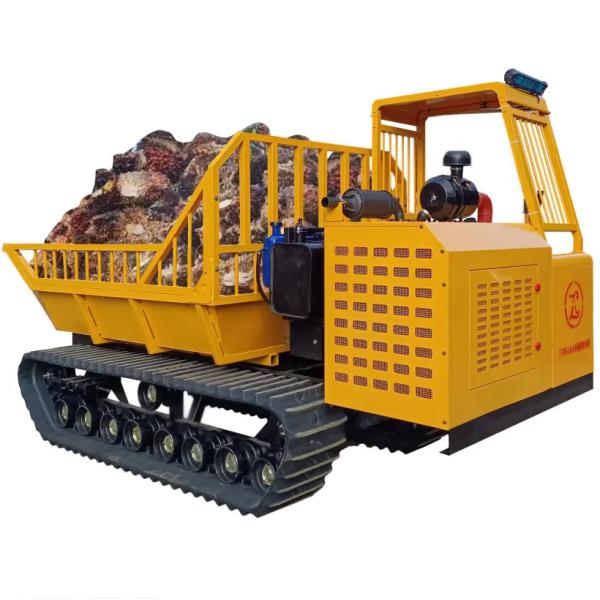 Farming Equipment Agricultural Track Carrier Oil Palm Mini Crawler Dumper 5 Ton Off Road Remote Control Track Carrier