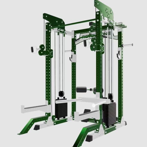 Commercial All-In-One Smith Machine Trainer fonctionnel Équipement de salle de gym à domicile Trainer de fitness multifonctionnel