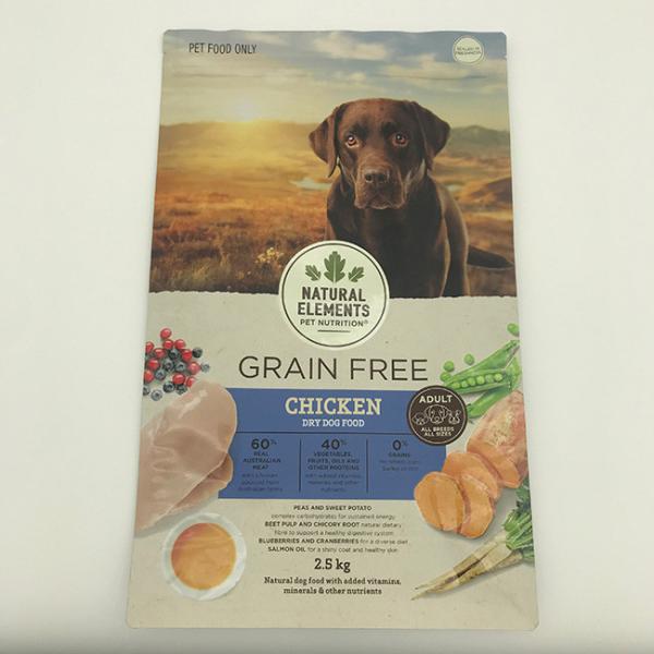 bolso de empaquetado del alimento para animales de 2.5kg PE90