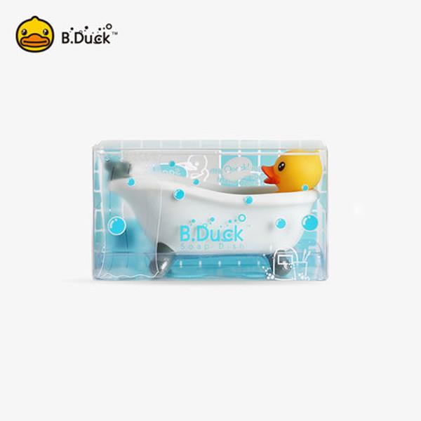 Bathtub Shape PVC Plastic Toys Soap Dish OEM Non Phthalate Pvc Material