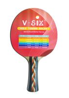 Battes de ping-pong en bois 6mm de tilleul, bonnes palettes de ping-pong avec l'éponge orange 1.8mm