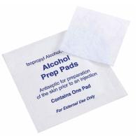 Álcool isopropílico não tecido de Mini Alcohol Prep Pads With 70% do costume do OEM